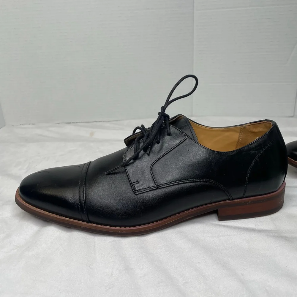 Men's Goodfellow & Co Size 9.5 Black Leather Oxfords Shoes